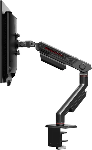 Miniatura 3 de ASUS ROG Ergo Monitor Arm (AAS01) - Montaje de monitor con gestión de cables, ergonómico, pivote, giro, altura totalmente ajustable, configuración