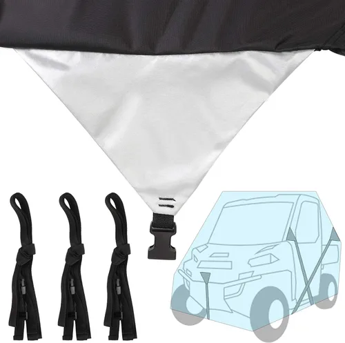 Miniatura 2 de NEVERLAND Cubierta UTV de Servicio Pesado – cubierta lado a lado con material Oxford 300D compatible con Polaris RZR Yamaha Rhino Can-Am Defender