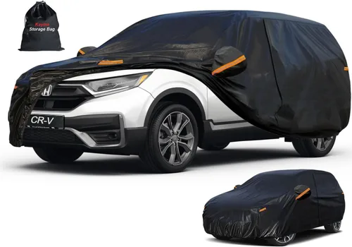Miniatura 11 de Kayme - Cubierta completa impermeable de 7 capas para Honda Civic Sedán/Coupé (1991-2024), apta para todo clima, protección p/exteriores contra