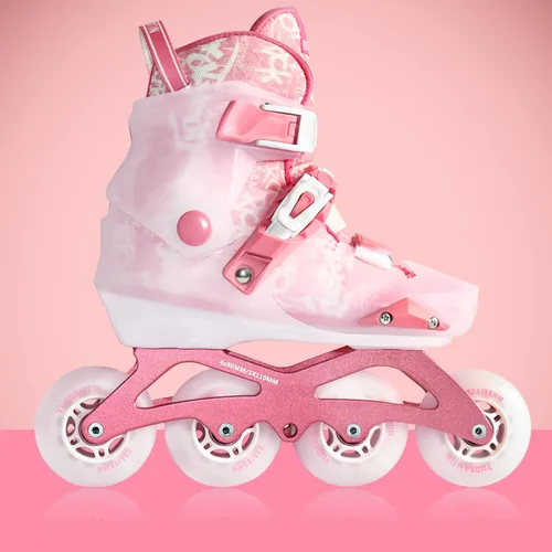 Miniatura 5 de Patines en línea para mujeres, adultos y niñas, patines de ruedas para interiores y exteriores con tamaño ajustable