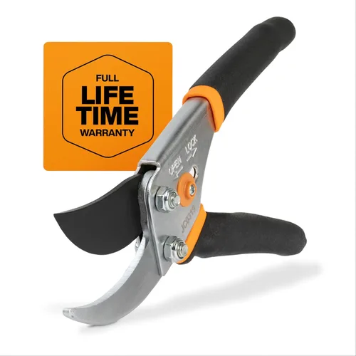 Miniatura 8 de Fiskars - Tijeras bypass de podar, podadora con capacidad de corte de 1 pulgada, con Softgrip, hoja de acero afilada y resistente al óxido que se
