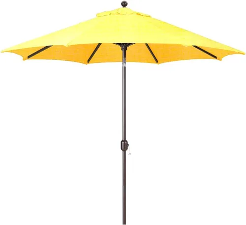 Miniatura 7 de Galtech Sombrilla de mercado de inclinación automática de lujo, 7.5 pies, para patio al aire libre, terraza, piscina, sombrilla independiente