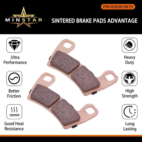 Miniatura 3 de Kit de cambio de pastillas de freno sinterizado para Polaris RZR 4 900, RZR S4 1000, Ranger XP 1000, Ranger Crew 1000 XP, General 1000, General 4