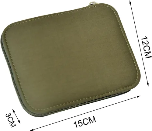 Miniatura 4 de Kit de costura con estuche, suministros de costura portátiles para el hogar, viajero, adultos, principiantes, emergencia, contiene 18 hilos