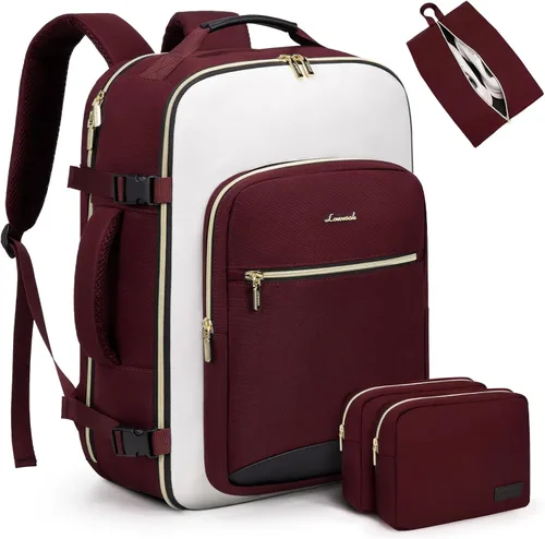Miniatura 21 de LOVEVOOK Mochila de viaje para llevar a bordo, Mochilas de viaje