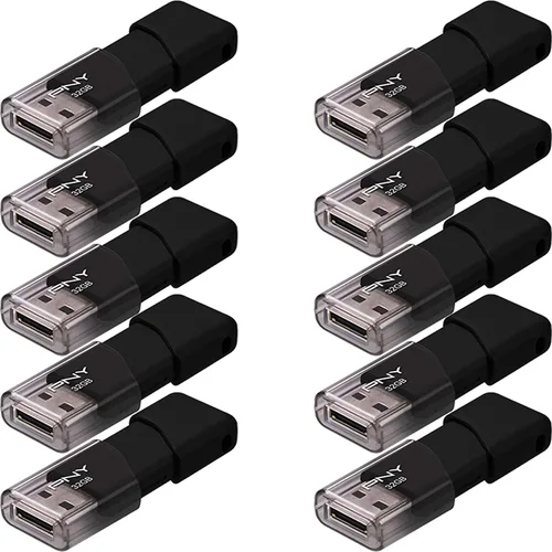 Miniatura 11 de PNY Unidad flash USB 2.0 Attaché 3 de 16 GB, color negro (paquete de 10)