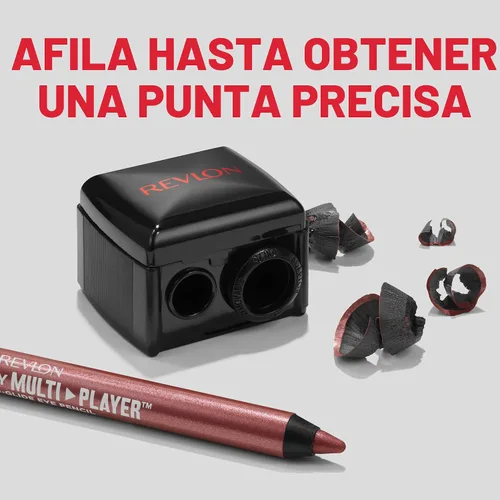 Miniatura 6 de Revlon Sacapuntas Universal, Sacapuntas de Maquillaje para Lápices de Maquillaje de Madera y Plástico, Se Adapta a Lápices Pequeños y Grandes