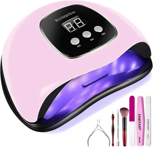 Miniatura 10 de BIGBEAR - Luz UV para uñas, lámpara de uñas UV LED de 48 W para esmalte de gel, secador de uñas rápido con sensor automático, 3 ajustes