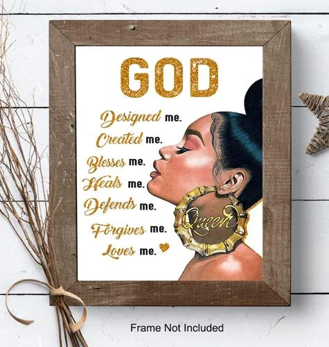 Miniatura 8 de Arte afroamericano - Arte negro - decoración de pared religiosa espiritual - mujeres negras - Regalos cristianos de inspiración para mujeres