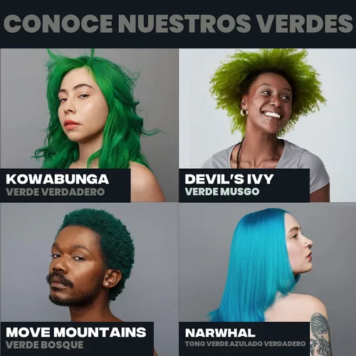 Miniatura 4 de Good Dye Young - Tinte semipermanente para el cabello, vegano y libre de crueldad, color verde, dura hasta 24 lavados, colorante para cabello Hiedra