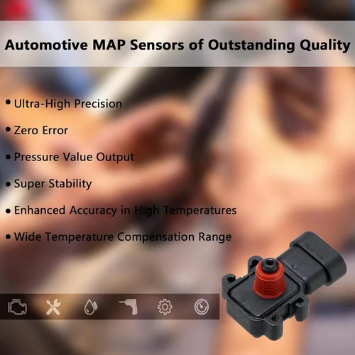 Miniatura 4 de Sensor MAP 213-1545 compatible con Chevy Impala S10 K1500 K2500 K3500 Lumina Camaro Caprice Cavalier Corvette Century Pontiac Firebird Grand Am