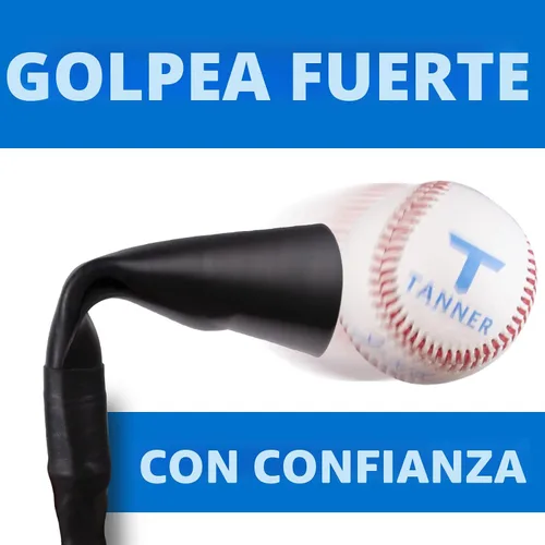 Miniatura 7 de Tanner Tee The Original Batting Tee – Tee de bateo profesional ajustable para béisbol y softbol, eje de acero, base compuesta, parte superior