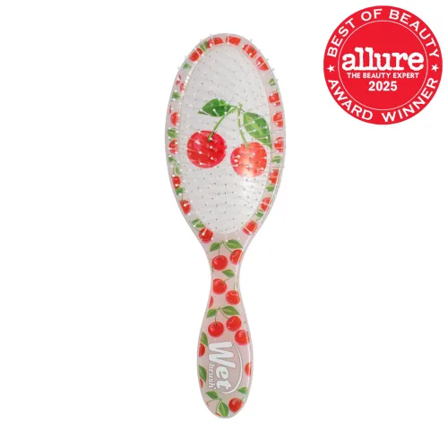Miniatura 2 de Wet Brush Desenredante original, cereza (Tutti Fruitti), cerdas IntelliFlex ultrasuaves que se deslizan a través de los nudos, cepillo de pelo Tutti