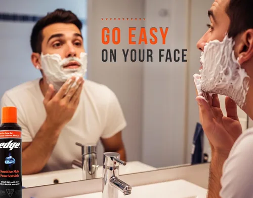 Miniatura 8 de Edge Gel de afeitado para hombres pieles sensibles, 7 onzas (paquete de 6) Edge
