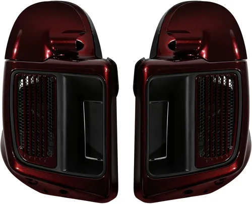 Miniatura 8 de HR3 Carenados inferiores ventilados de color negro vívido a juego compatibles con Harley Ultra Limited, Road Glide, Electra Glide, Tri Glide 2014