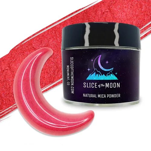 Miniatura 14 de Slice of the Moon Polvo de mica mineral natural verde iridiscente, 0.88 oz (25 g) para uso personal o profesional - cosméticos, proyectos