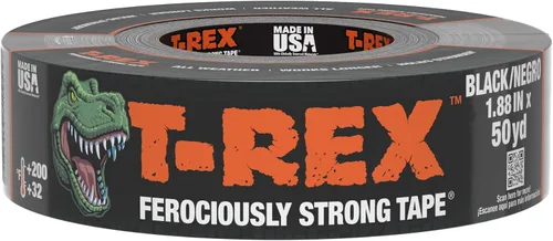 Miniatura 8 de Cinta Adhesiva T-Rex de Servicio Pesado con Respaldo Resistente a los Rayos UV e Impermeable para Reparaciones Ferozmente Fuertes, 1.88" x 30 Gris