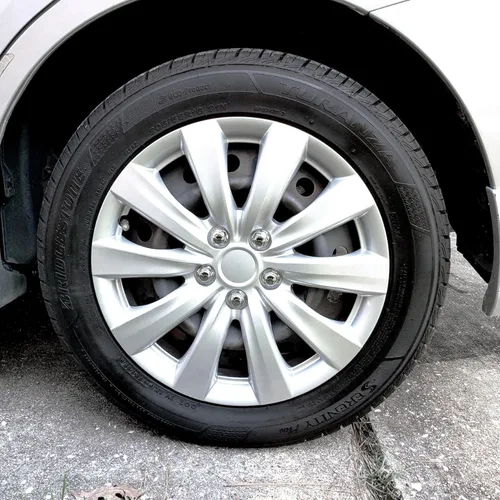 Miniatura 6 de BDK Tapacubos para ruedas Toyota Camry 16 pulgadas, set de 4, reemplazo directo OEM Snap-on para tapacubos Toyota Corolla 16 pulgadas, cubiertas