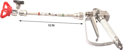 Miniatura 2 de Pistola de pintura sin aire 3600PSI 517 punta con barra de extensión de 10 pulgadas para todos los pulverizadores de pintura sin aire