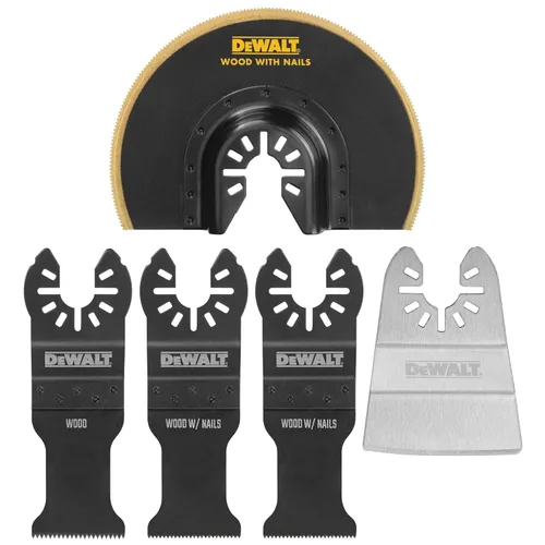 Miniatura 2 de DEWALT Kit de Cuchillas para Herramienta Oscilante, 5 Piezas (DWA4216)