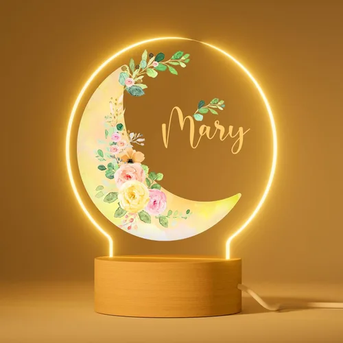 Miniatura 11 de Luz nocturna personalizada, luz nocturna acrílica Koala, regalos personalizados para niños, nombre personalizado, brillo ajustable, alimentación