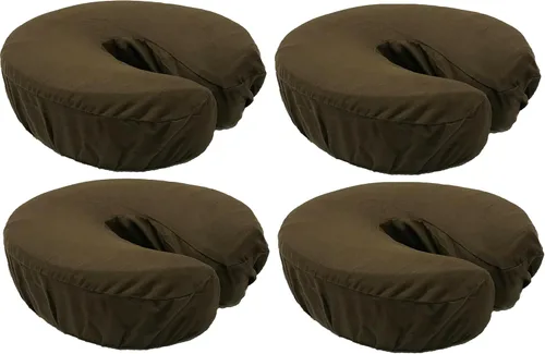 Miniatura 11 de Therapist's Choice® Fundas de microfibra prémium para mesa de masaje de lujo, 4 unidades por paquete (chocolate (marrón oscuro)