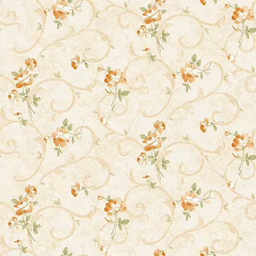 Papel tapiz floral vintage neutro para despegar y pegar, papel tapiz autoadhesivo rústico beige floral para paredes de decoración de sala de estar,