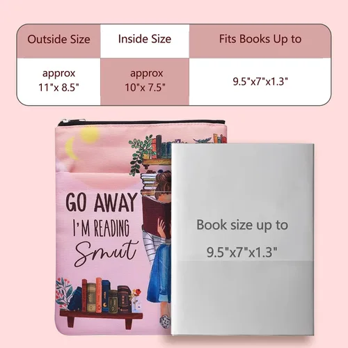 Miniatura 4 de Funda de libro para los amantes de los libros, protector de libros, fundas de libro para libros de tapa blanda, tela lavable, fundas de libro