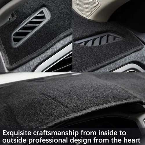 Miniatura 5 de Alfombrilla para salpicadero compatible con Chevy Tahoe Suburban Denali Avalanche 07-14, GMC Yukon/XL, Chevy Silverado 07-13, GMC Sierra sin altavoz