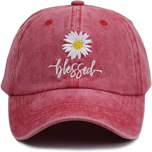 Miniatura 2 de MANMESH HATT Daisy Blessed - Gorra de béisbol bordada para mujer