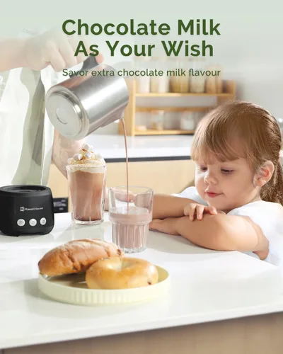 Miniatura 7 de Maestri House Espumador de leche, vaporizador y espumador de leche eléctrico 4 en 1, 16.9 onzas, 600 W, control táctil inteligente, máquina