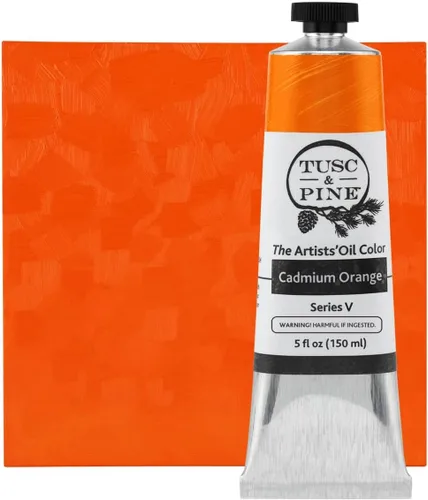 Miniatura 181 de Tusc & Pine Pintura al óleo Artist – Alizarin Crimson, 1.4 fl oz, sin amarilleo, consistencia rica y cremosa, carga máxima de pigmento, pinturas al