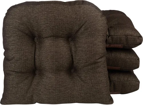 Miniatura 118 de Klear Vu Gripper Overstuffed - Cojines universales antideslizantes para silla de comedor para decoración de cocina o uso de oficina, almohadilla