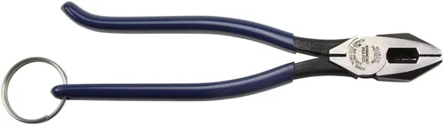 Miniatura 3 de Klein Tools D201-7CSTT Alicates delgados para trabajadores de hierro con mandíbulas moleteadas resistentes, cuchillos endurecidos por inducción y un
