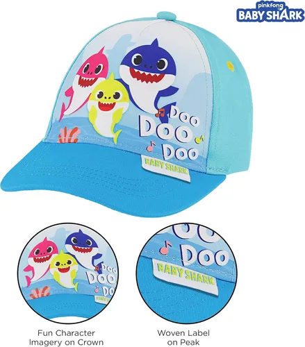 Miniatura 4 de ABG Sombrero para niños de 2 a 4 años Paw Patrol, Thomas, Baby Shark, Mickey Mouse o Batman Gorra de béisbol para niños y gafas de sol