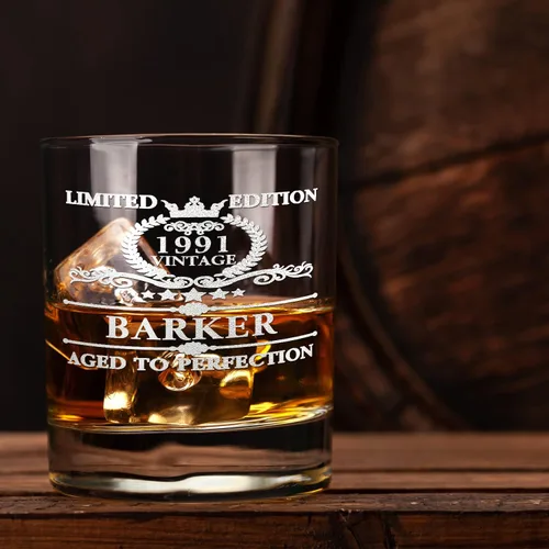 Miniatura 4 de Vaso de cerveza personalizado, regalo de cumpleaños número 34 para hombres, vintage, 34 años, establecido en 1991, grabado al agua, regalo