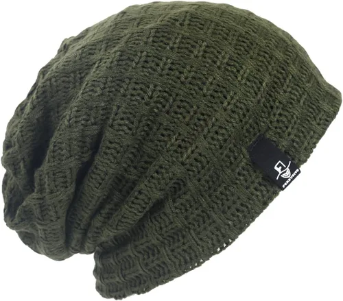Miniatura 41 de FORBUSITE Gorro de punto largo holgado para hombre para verano e invierno, de gran