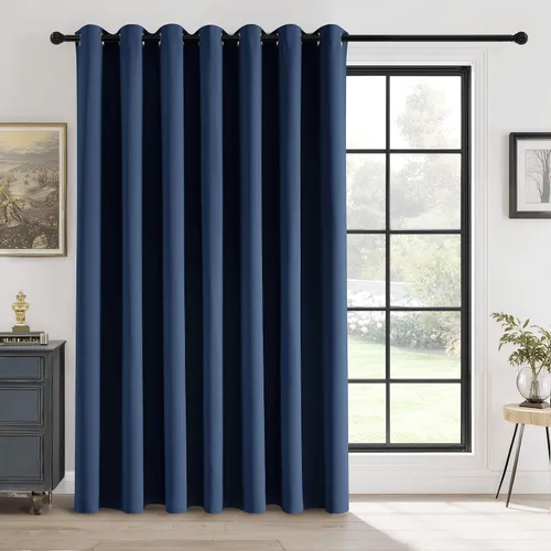 Miniatura 45 de RYB HOME - Cortinas opacas para patio - Cortinas con ojales sólidos, paneles de ventana grandes, eficiencia energética, cortinas de privacidad