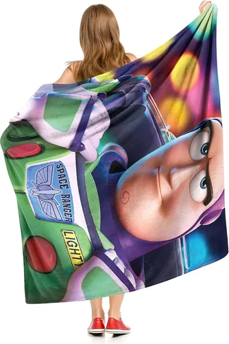 Miniatura 4 de Northwest Toy Story - Manta de seda táctil, 50 x 60 pulgadas, Buzz Bright