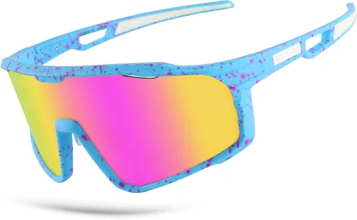 Miniatura 11 de Ukoly Gafas de sol para ciclismo, correr, béisbol, pesca y golf para hombres y mujeres, gafas de sol deportivas con lente HD UV400 de 620