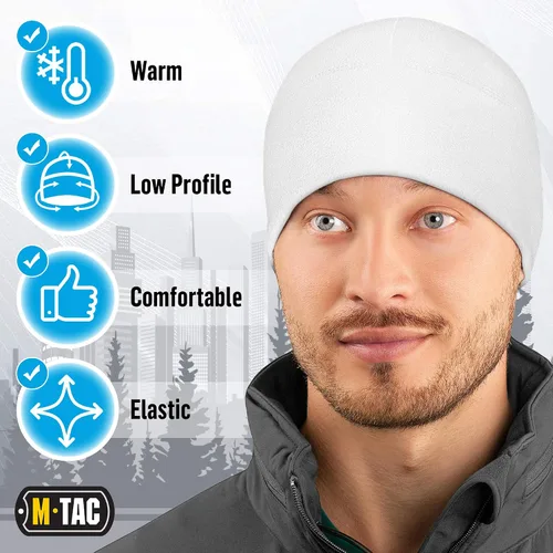 Miniatura 3 de M-Tac Gorro de reloj de forro polar - Gorro táctico militar de invierno para el ejército, gorro de calavera de forro polar