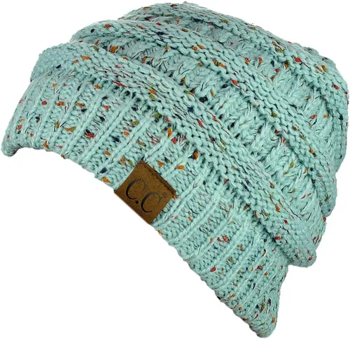 Miniatura 575 de C.C Trendy Warm Chunky Soft Stretch Cable Knit Beanie