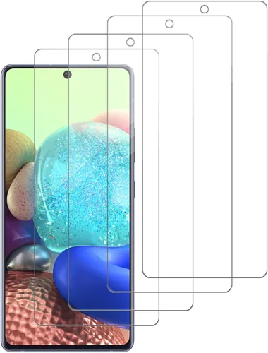 Miniatura 13 de Paquete de 4 protectores de pantalla de vidrio compatibles para Samsung Galaxy A07 5G / 4G [dureza 9H] - Vidrio templado de pantalla HD, resistente
