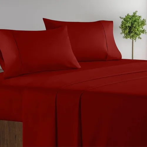Miniatura 8 de Juego de ropa de cama de 4 piezas de 800 hilos, 100% algodón, tamaño individual, color negro, sábana bajera ajustable de algodón de fibra larga, se