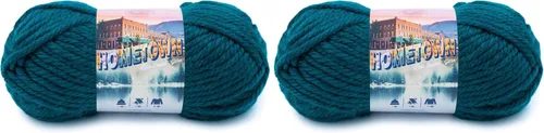 Miniatura 53 de Lion Brand Yarn Hometown - Ovillo de lana súper voluminoso para tejer, ganchillo y manualidades, 1 unidad, Phoenix Azalea