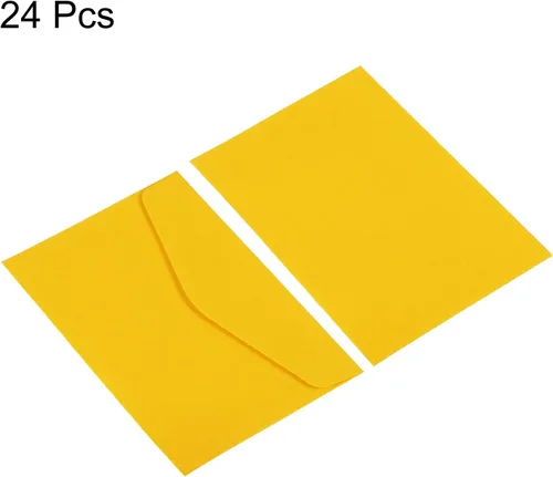 Miniatura 3 de PATIKIL Mini sobres, paquete de 24 mini sobres para tarjetas de regalo, tarjetas de visita para tarjetas de notas pequeñas, felicitación, boda