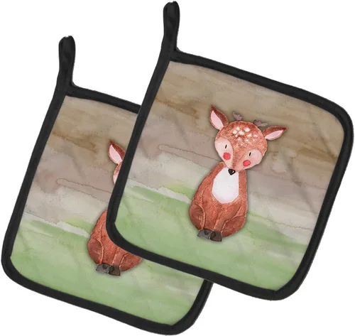 Miniatura 33 de Caroline's Treasures BB7370PTHD - Juego de soportes para ollas de herradura para cocina, resistentes al calor, almohadillas calientes para cocinar