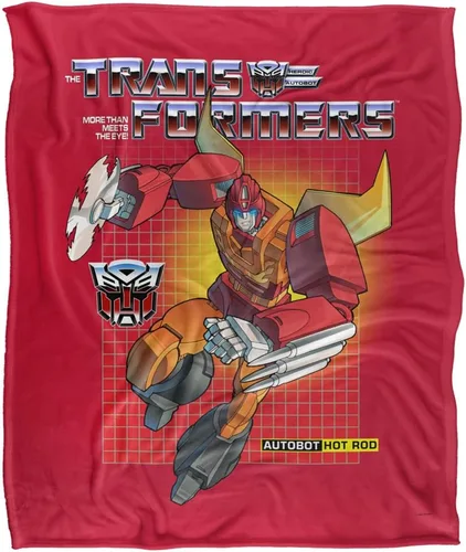 Miniatura 2 de Transformers Hot Rod Silky Touch Manta súper suave de 36 x 58 pulgadas