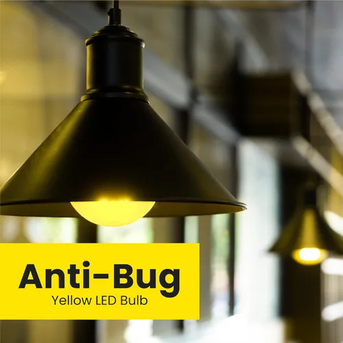 Miniatura 3 de Feit Electric A19 - Luz LED para insectos para exteriores, equivalente a 60 vatios, bombilla LED no regulable, base mediana E26, 120 V, 22 años