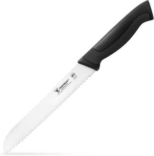 Miniatura 9 de Cuchillo de pan dentado de 10 pulgadas, cuchillo de hoja de acero inoxidable de alto carbono premium para pan con mango ergonómico, certificado NSF